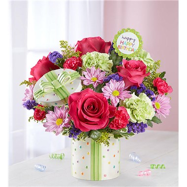 Happy Birthday Present Bouquet