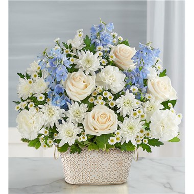 Loving Remembrance™ Blue And White One Sided