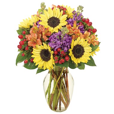 Fall Sunflower Brilliance Bouquet 